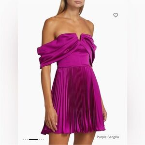 AMUR Tilly Off-Shoulder Dress